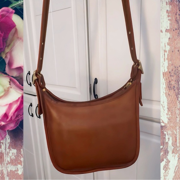 VINTAGE COACH JANICE’S LEGACY BURNISHED CROSSBODY BAG 9950 - Picture 8 of 17